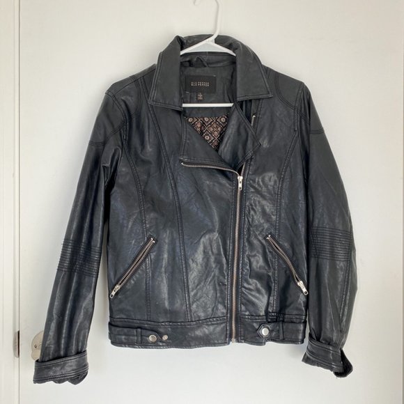 S Faux Leather Jacket by Blu Pepper - Picture 5 of 8